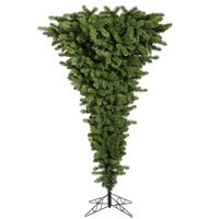 Vickerman Green Unique American Upside Down Artificial Tree