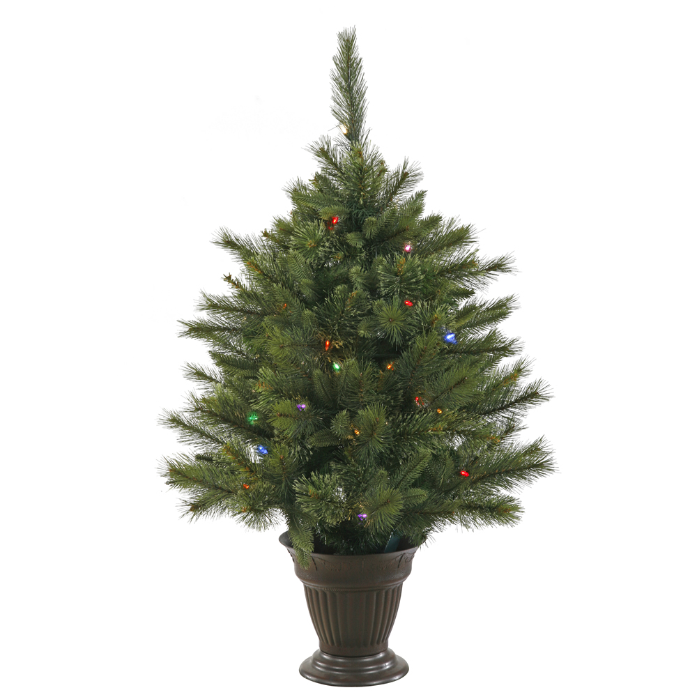 Vickerman Cashmere Pine Artificial Christmas Tree Battery Operated