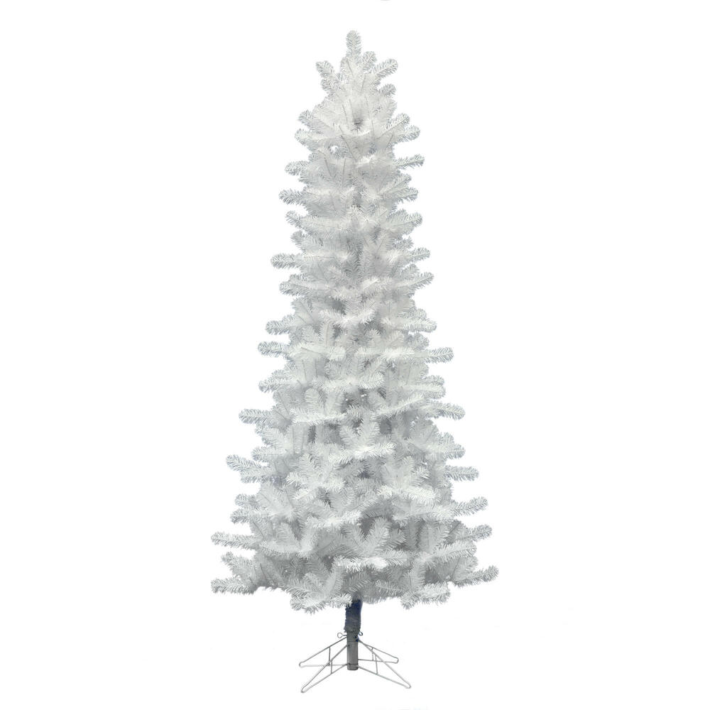 Vickerman Crystal White Pine Slim Artificial Christmas Tree