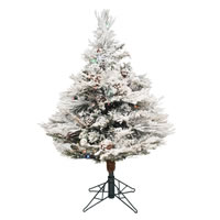 Vickerman Flocked Alberta Artificial Christmas Tree