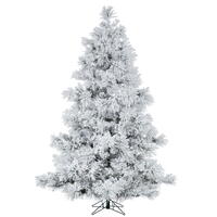 Vickerman Flocked Alberta Artificial Christmas Tree