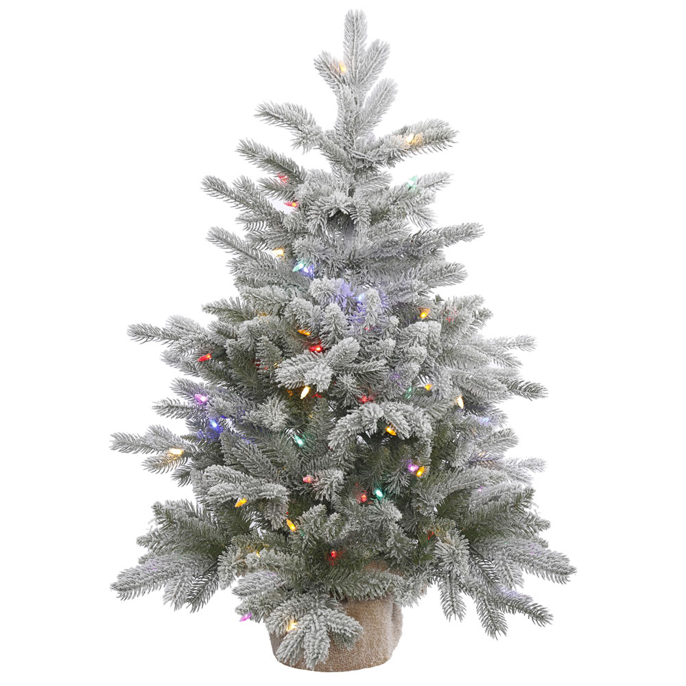 Vickerman Frosted Sable Pine Artificial Christmas Tabletop Tree