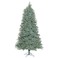 Vickerman Colorado Blue Spruce Slim Artificial Christmas Tree