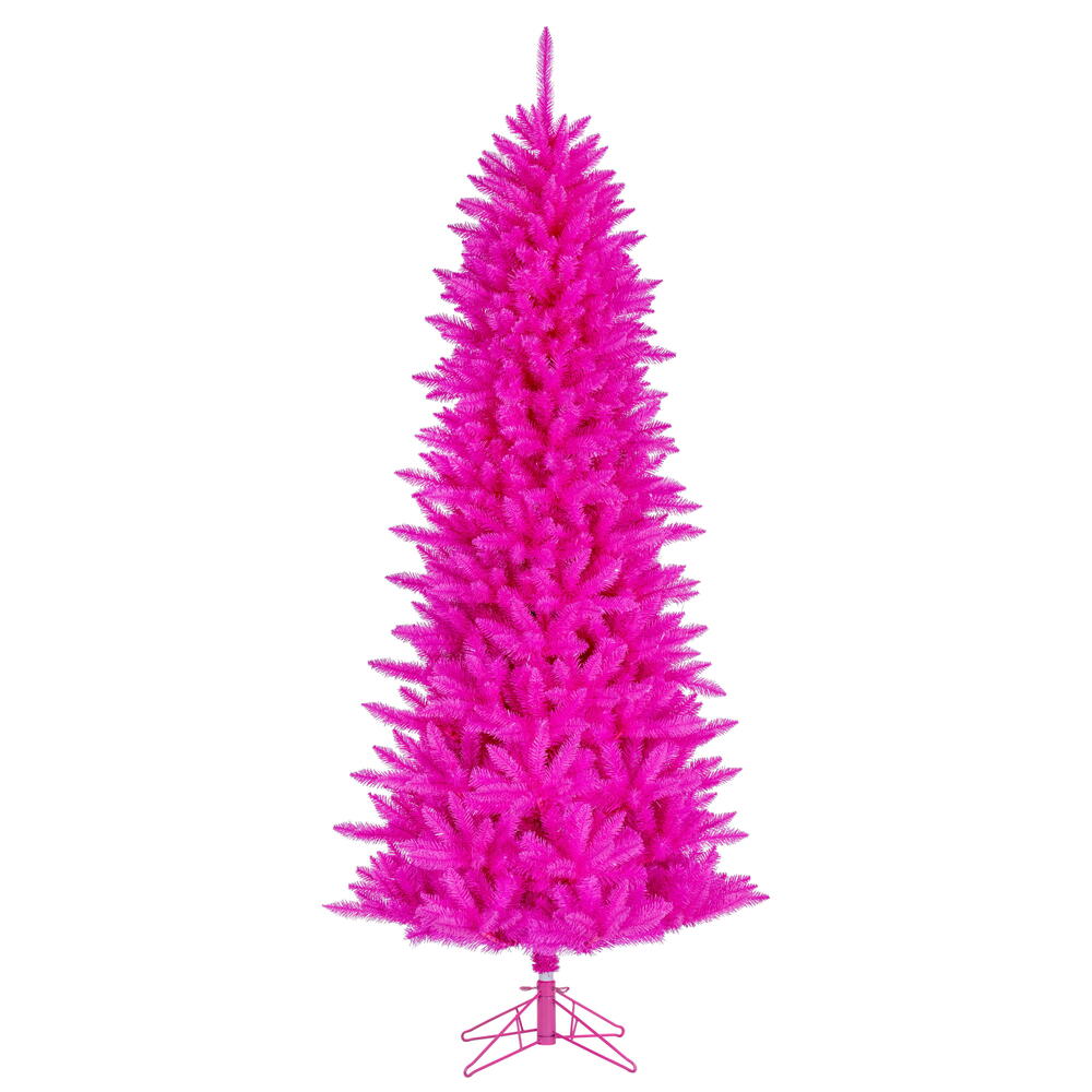Vickerman Hot Pink Artificial Christmas Tree 
