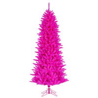 Vickerman Hot Pink Artificial Christmas Tree 