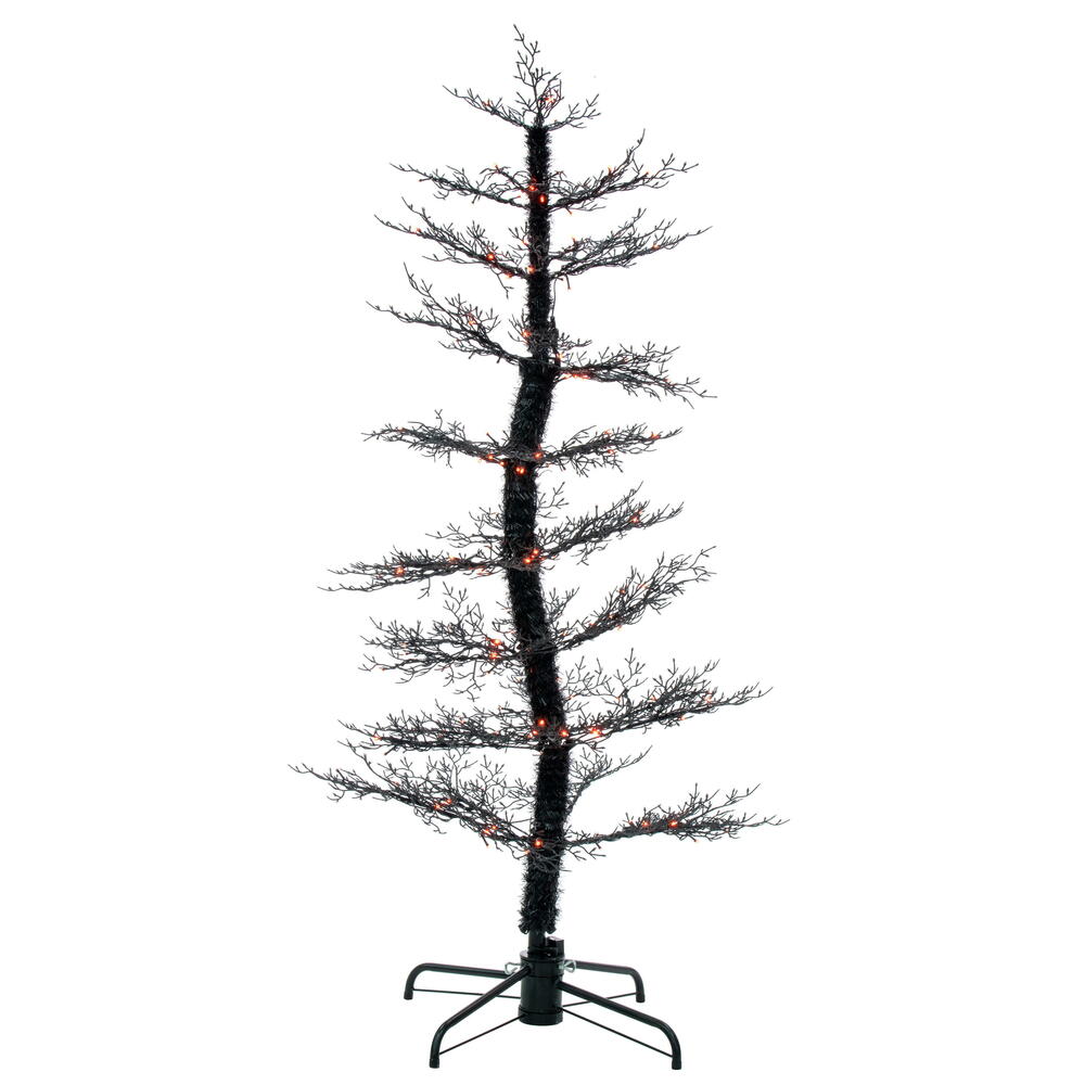 Vickerman Black Cedar Artificial Halloween Tree