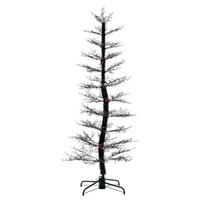 Vickerman Black Cedar Artificial Halloween Tree