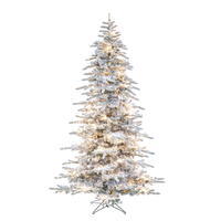 Vickerman Flocked Winter Fir Artificial Christmas Tree