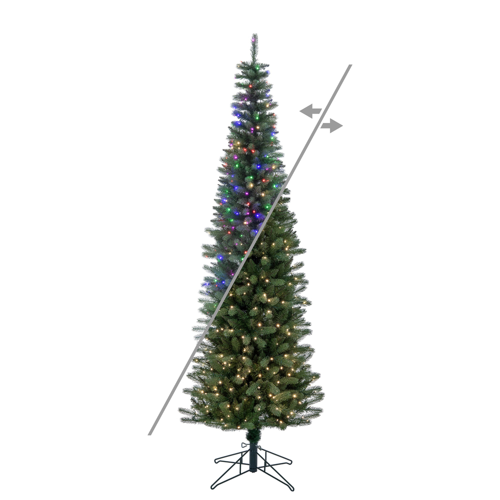 Vickerman Frosted Provo Pine Pencil Artificial Christmas Tree
