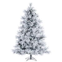 Vickerman Flocked Mountain Pine Artificial Christmas Tree