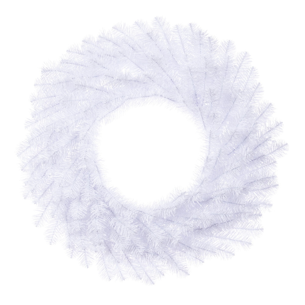 Vickerman White Spruce Artificial Wreath