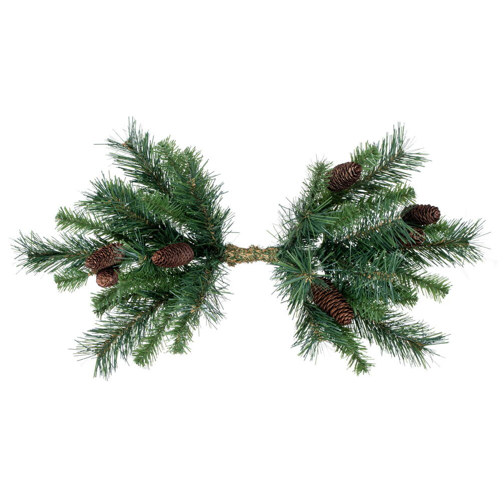 Vickerman Artificial Cheyenne Pine Swag with Pinecones