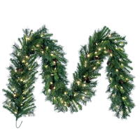 9' x 14" Cheyenne Garland 280T LED 100WW