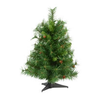 Vickerman Cheyenne Pine Artificial Tabletop Tree