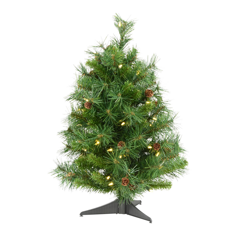 Vickerman Cheyenne Pine Artificial Tabletop Tree