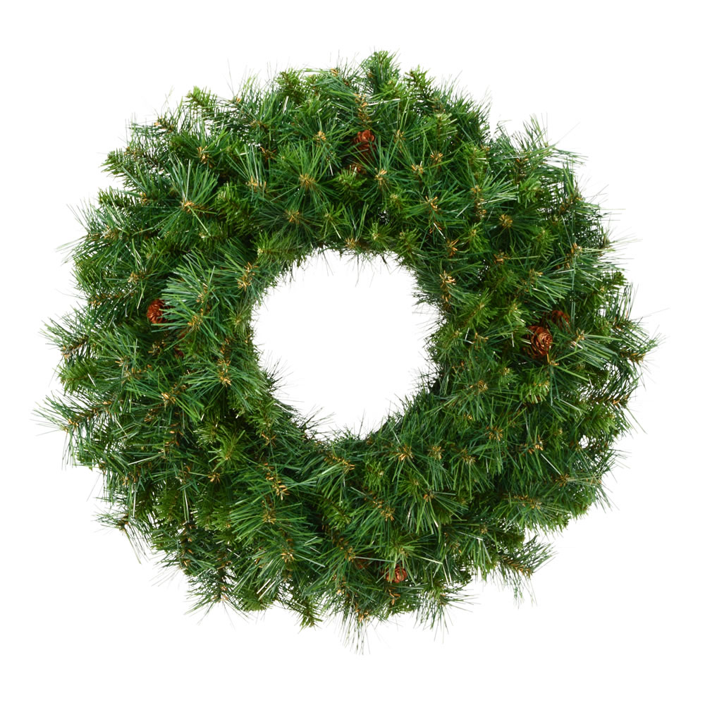 Vickerman Artificial Cheyenne Pine Wreath