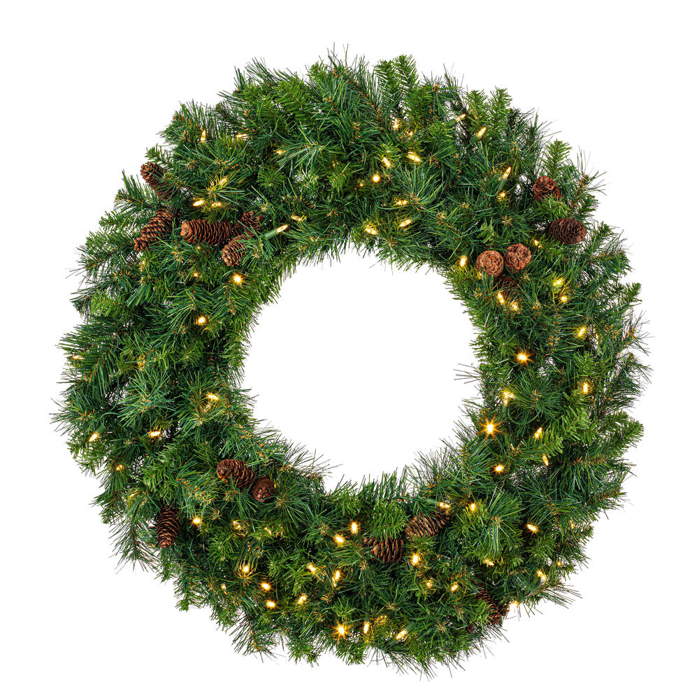 Vickerman Artificial Cheyenne Pine Wreath