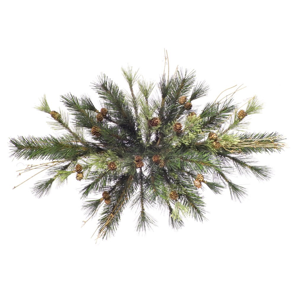 Vickerman Artificial Mixed Country Pine Christmas Swag