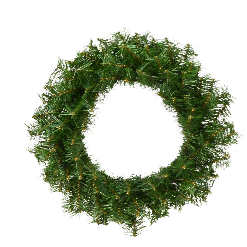 Vickerman Artificial Canadian Pine Wreath Unlit