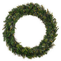 Vickerman Artificial Canadian Pine Wreath Unlit