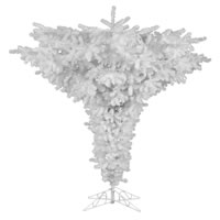 Vickerman Crystal White Spruce Upside Down Artificial Christmas Tree