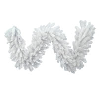 Vickerman Artificial Crystal White Garland