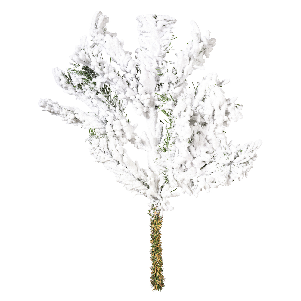 Vickerman Flocked Alaskan Pine Artificial Christmas Spray