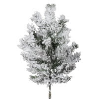 24" Flocked Alaskan Spray 27 tips 2/pk