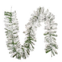 Vickerman Artificial Flocked Alaskan Garland