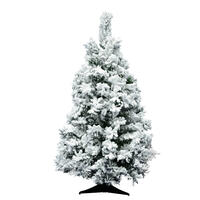 Vickerman Flocked Alaskan Artificial Christmas Tree