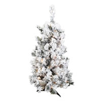 Vickerman Flocked Alaskan Artificial Christmas Tree