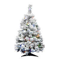 Vickerman Flocked Alaskan Artificial Christmas Tree
