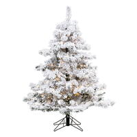 Vickerman Flocked Alaskan Artificial Christmas Tree