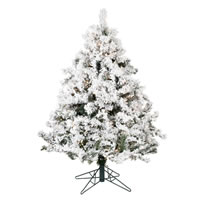 Vickerman Flocked Alaskan Artificial Christmas Tree