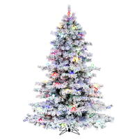 Vickerman Flocked Alaskan Artificial Christmas Tree