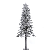 Vickerman Flocked Alpine Artificial Christmas Tree