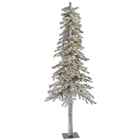 Vickerman Flocked Alpine Artificial Christmas Tree