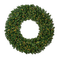 60" Douglas Fir Wreath 900T LED 400WW
