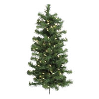 Vickerman Douglas Fir Artificial Wall Tree