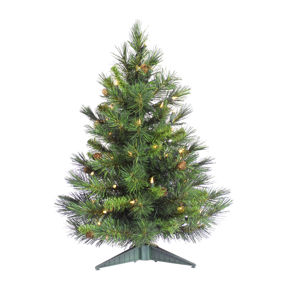 Vickerman Cheyenne Pine Artificial Tabletop Tree