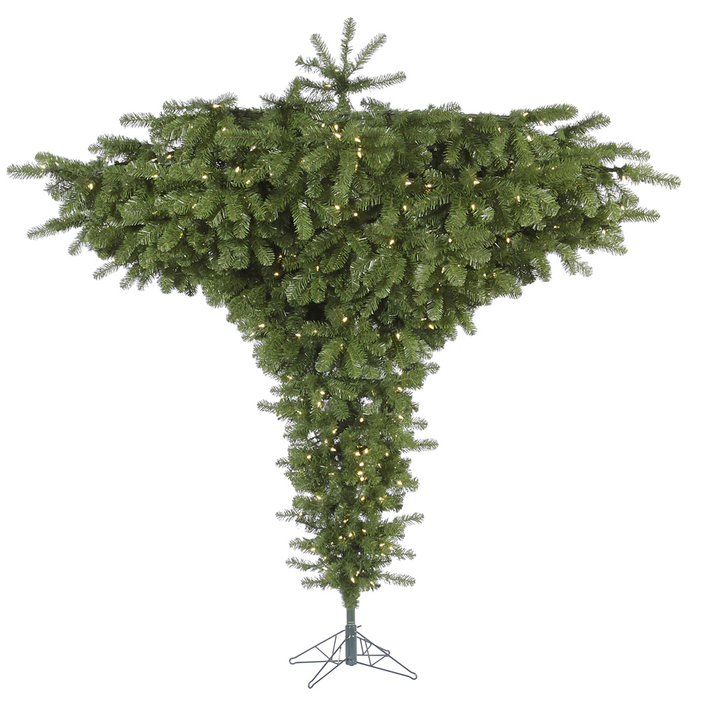 Vickerman Green Unique Artificial Upside Down Tree