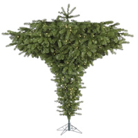 Vickerman Green Unique Artificial Upside Down Tree