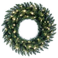 30" Camdon Fir Wreath LED 50WW