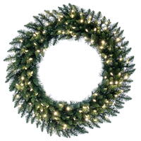 36" Camdon Fir Wreath LED 100WW