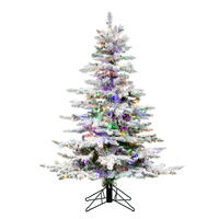 Vickerman Flocked Utica Fir Artificial Christmas Tree