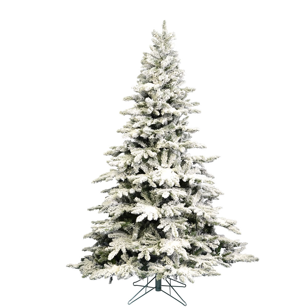 Vickerman Flocked Utica Fir Artificial Christmas Tree