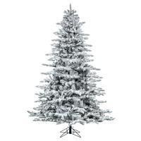 Vickerman Flocked Utica Fir Artificial Christmas Tree