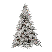 Vickerman Flocked Utica Fir Artificial Christmas Tree