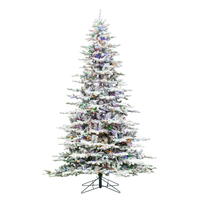 Vickerman Flocked Utica Fir Artificial Christmas Tree