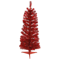 Vickerman Red Pencil Artificial Christmas Tree